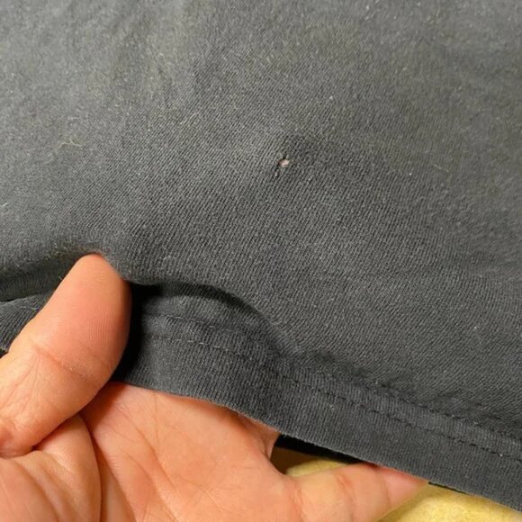 DC Shoes Shirt Men Extra Large XL Black Modified Cut-Off Sleeveless T-Shirt - Picture 6 of 9